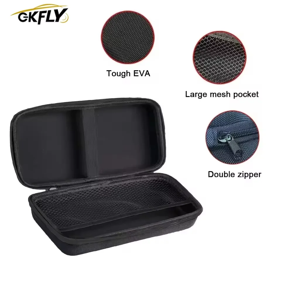 GKFLY ジャンプスターター用ハードEVA PUカバーケース 防水収納バッグ