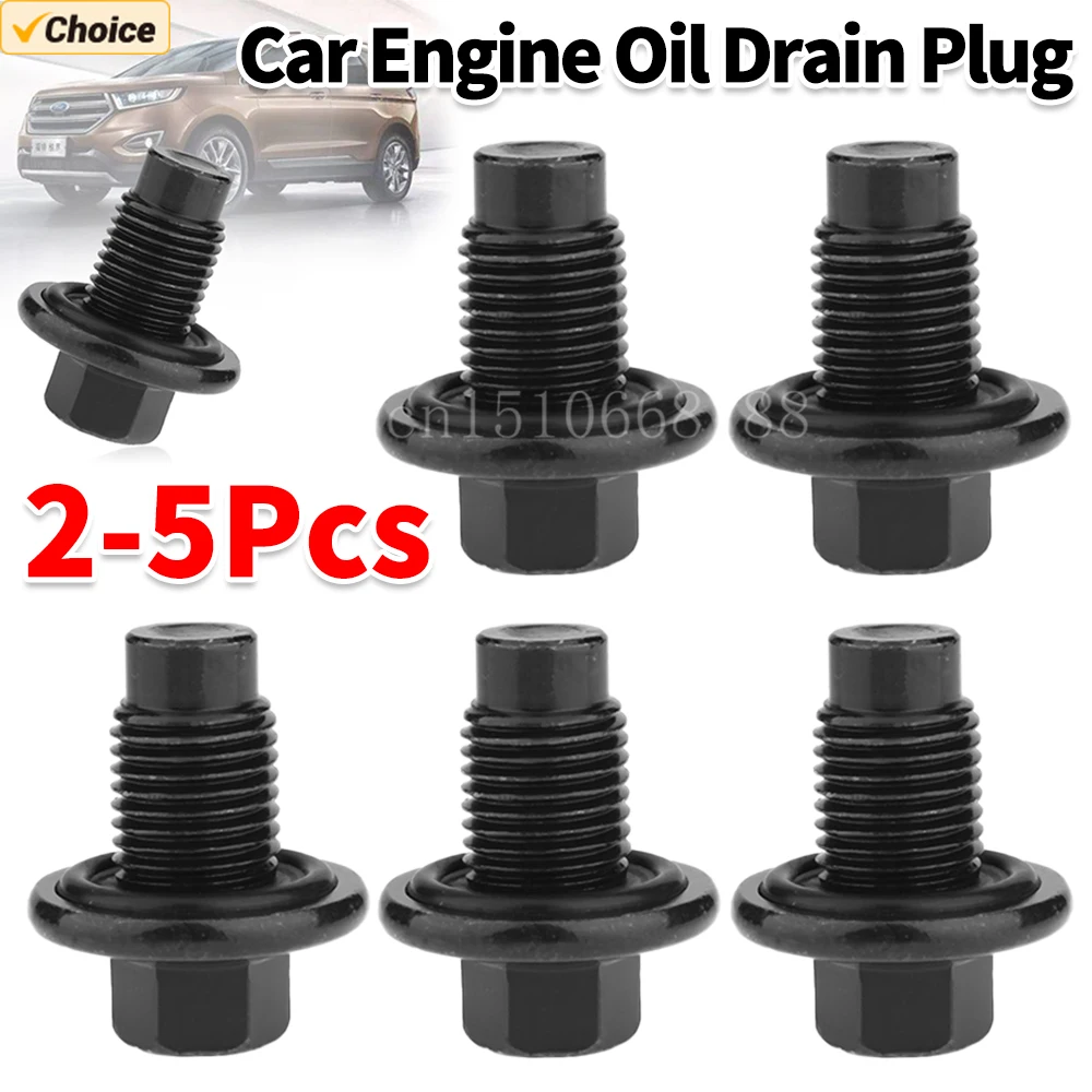 

1-5 шт. M14*1,5 автомобильный болт для сливной пробки моторного масла для Ford Fusion Focus C-Max Fiesta Galaxy Cougar Grand C-Max 0711617