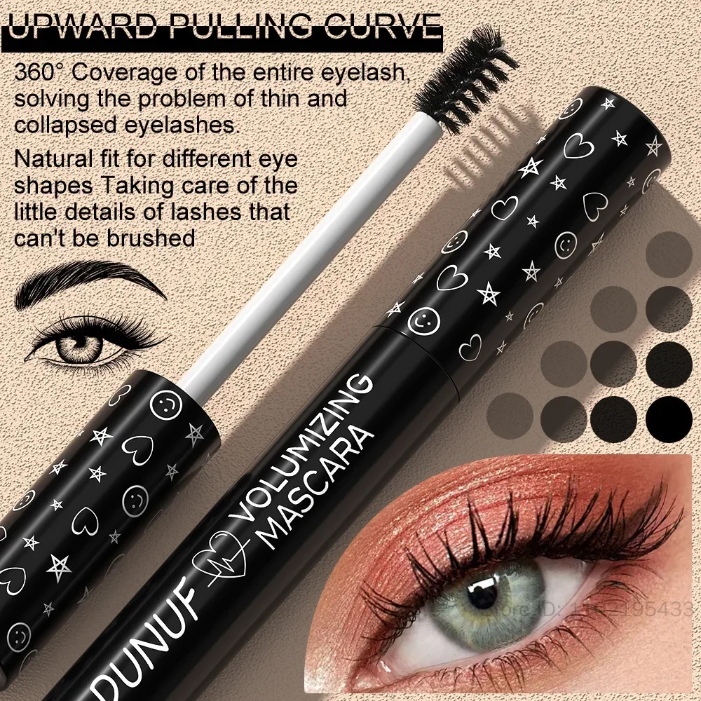 Colorful Curling Mascara Stage Makeup Waterproof Green Mascara Cream Blue Purple Curling Lengthen Quick Dry Eyelashes Extension