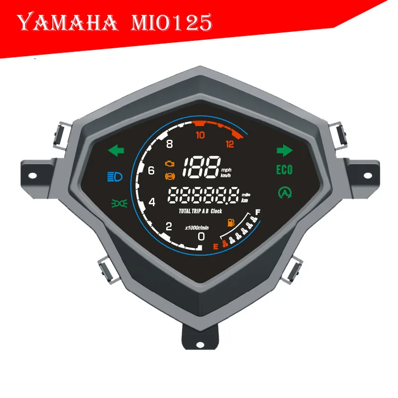 Philippines Indonesia hot selling YAMAHA MIO I 125 M3 motorcycle LED electronic instrument panel One piece dropshipping