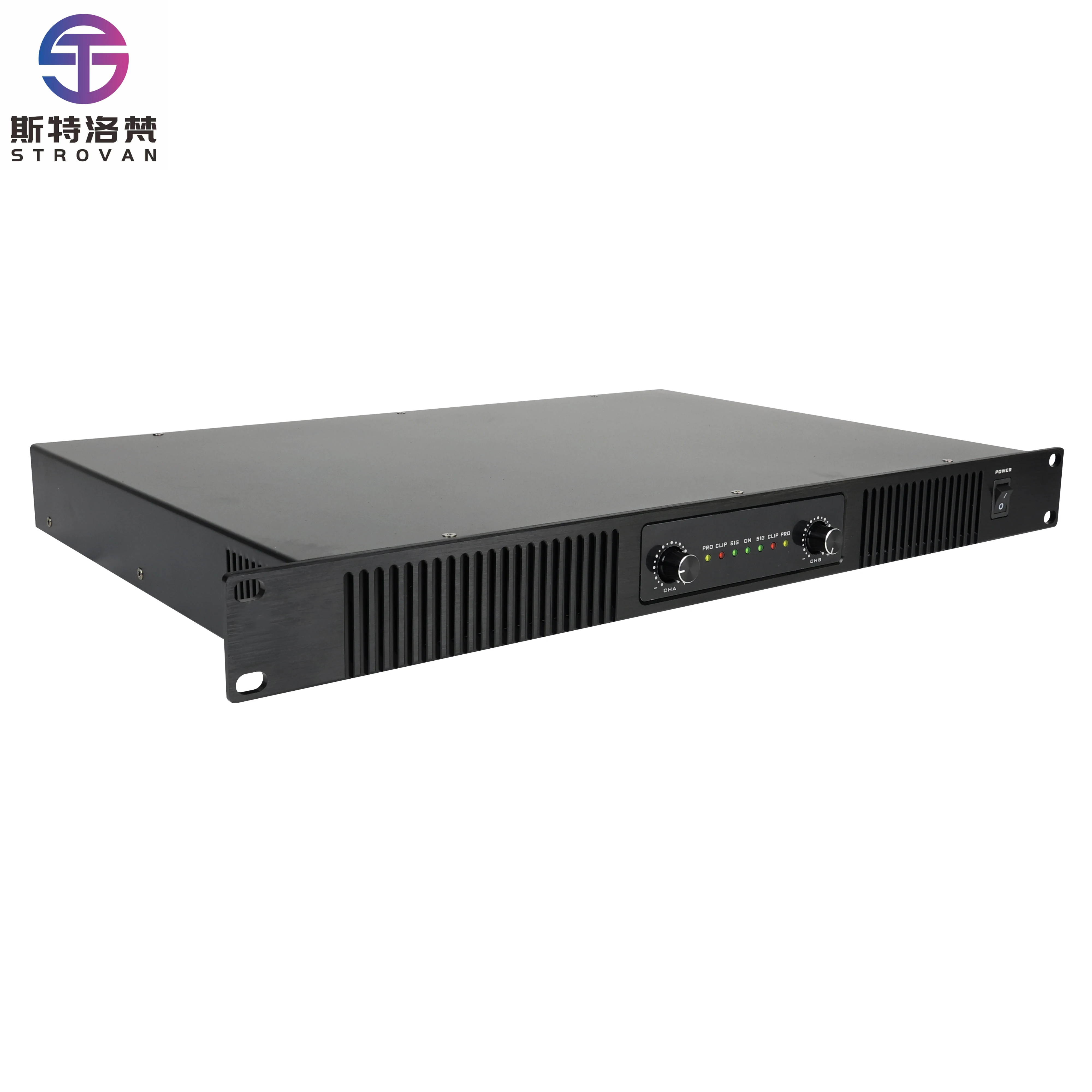 

RV-CA300 Professional Amplifier Balanced Signal Input Stereo/Parallel Modes Conference Sound Reinforcement Systems Metal