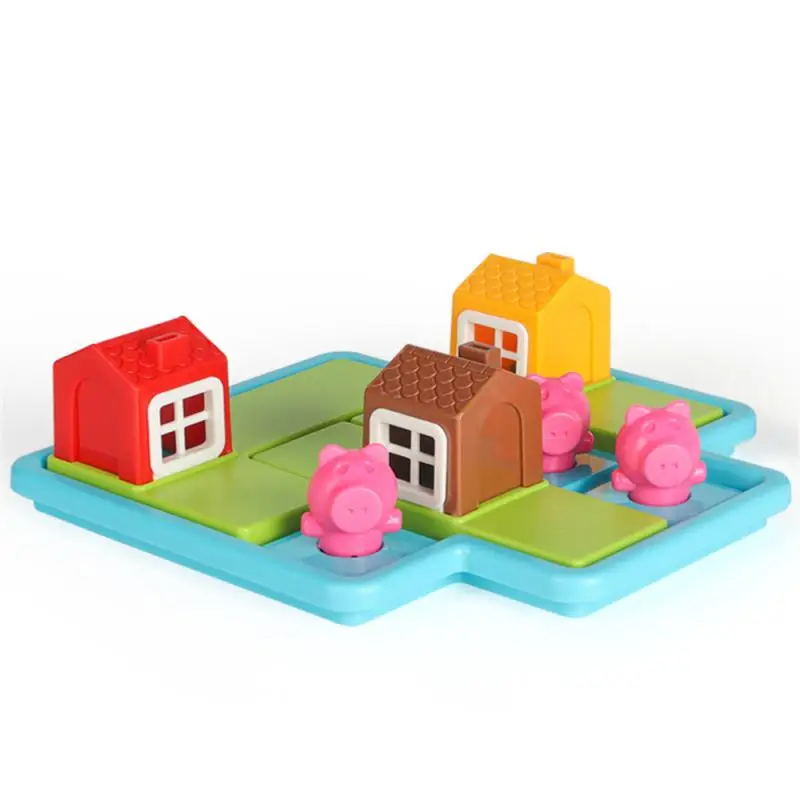 

The Big Bad Wolf And The Three Little Pigs Game Toy Educational Preschool Toys Attractive Rich And Colorful Puzzle Interactive