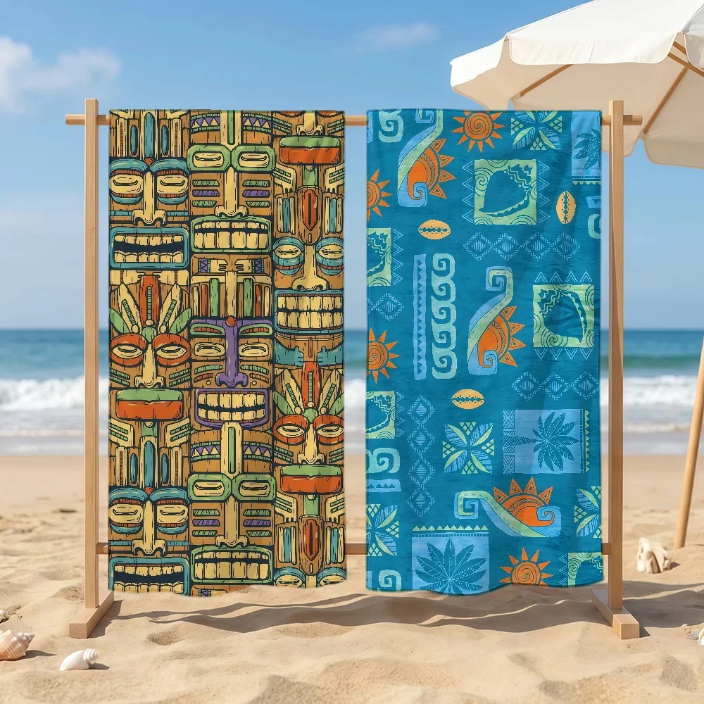 Polynesia Towel Sports Quick Dry Travel Camping Sandproof Soft Light Large Beach Towel