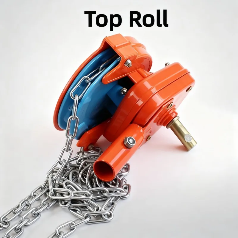 Heavy‑Duty Hand‑Crank Greenhouse Roll‑Up Machine Farm Breeding Shutter Winder Manual Plastic Film Rolling Device