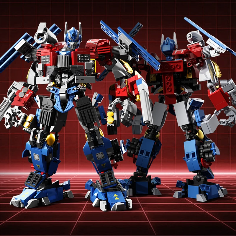 Sci-Fi Movie Autobots Building Block Set Robot Transforming Mecha Model Kit Kids Adult Collector Toy DIY Gift For Boys And Girls