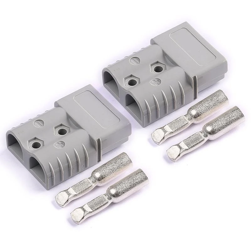 

652F 120A 600V SB120 Power Connector Plug Two Contacts Gray Red Blue Two Double Solar Boats