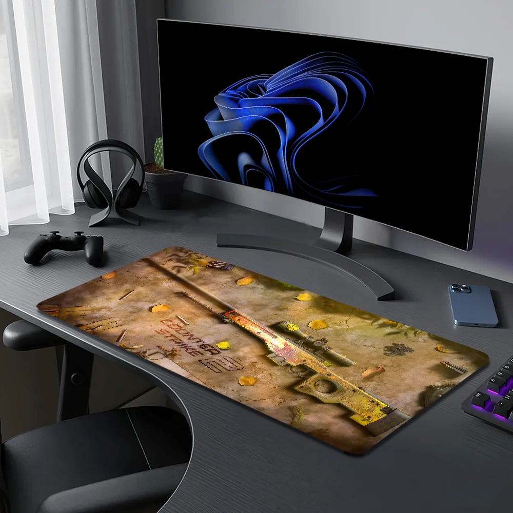 2 C-عداد ماوس الوسادة سترايك مكافحة فراي المنزل مخصص مريح مكتب المطاط كبير مكتب حصيرة ألعاب لوحة المفاتيح الكمبيوتر اطلاق النار عدم الانزلاق