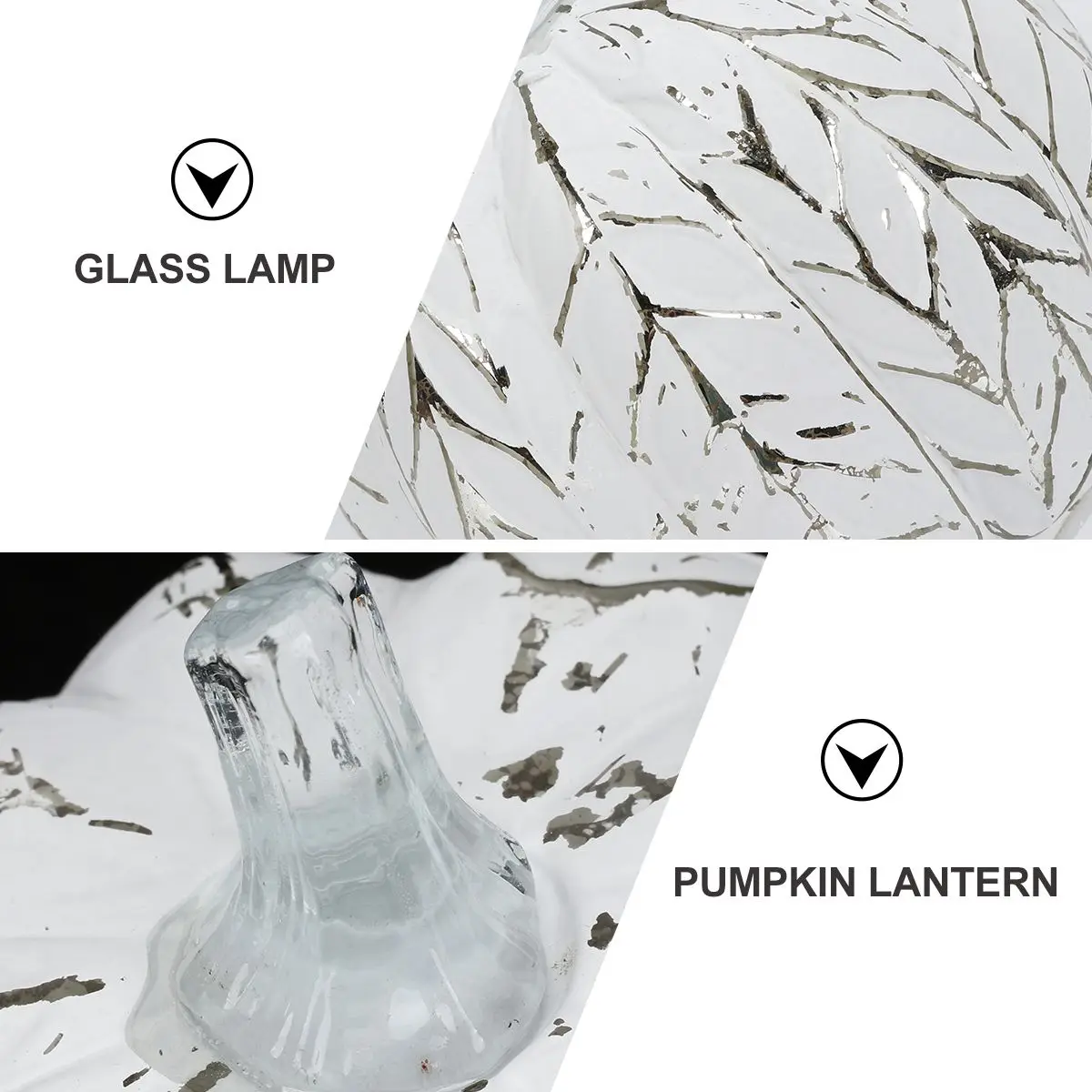 

Fall Ornaments Glowing -O-Lantern Simulated Pumpkin Lamp Gift Decoration Light White Halloween LED