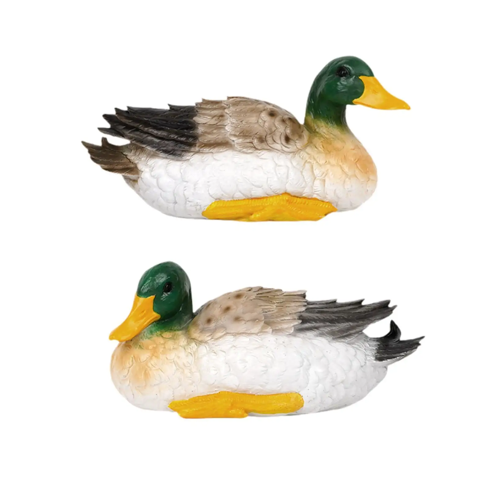 

Креативная садовая статуэтка утки из смолы, скульптура животного, художественное изделие, декор для патио и газона, подарок на новоселье