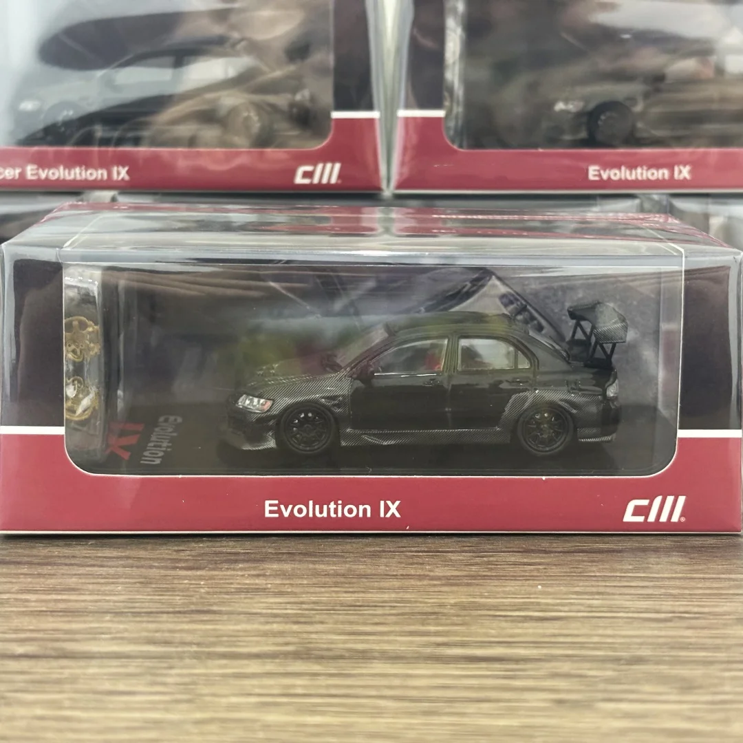 

CM MODEL 1:64 Lancer Evoix Black Toys Cars Model Classics Nostalgia Adult Gifts Souvenir Static Display