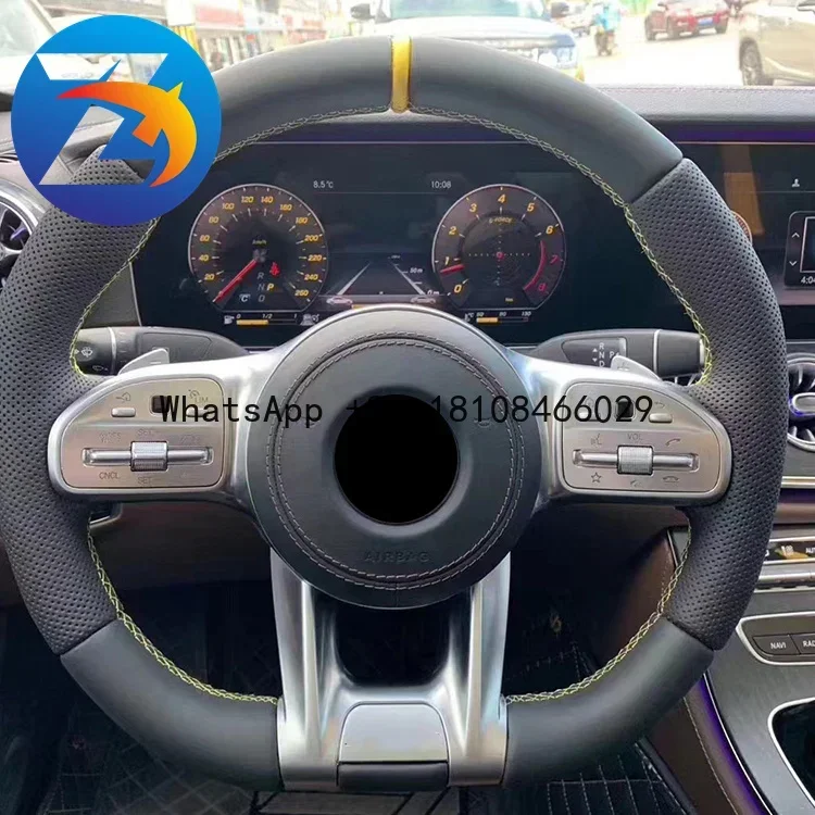 

Customized steering wheel G500 G400 G63 AMG GT GLA GLC CLS CLA steering wheel Plug and Play For Mercedes Benz