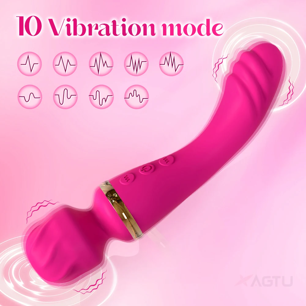 AV Magic Wand Massage G-spot Vibrator Clitoral Stimulator Female Masturbation Dildos Vibrator for Women Rechargeable