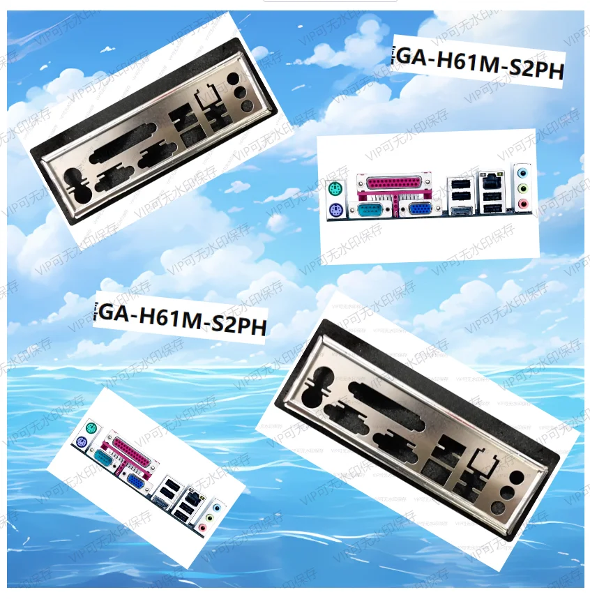 Задняя пластина экрана ввода-вывода, задняя пластина, задняя панель, кронштейн Blende из нержавеющей стали для GIGABYTE GA-H61M-S2PH GA-H61M-S2PH