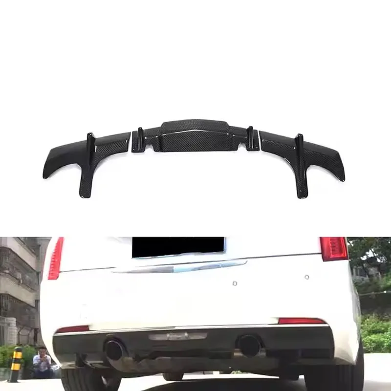 

Carbon fiber rear bumper diffuser for Cadillac ATS 2014-2018