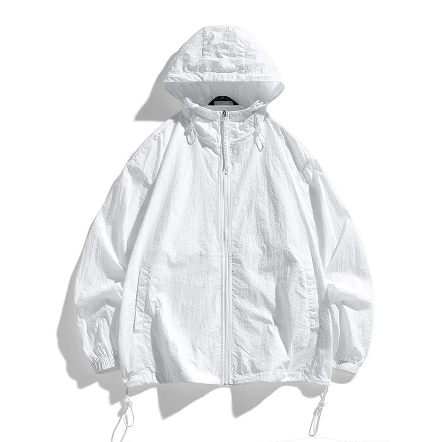 men's-outdoor-fishing-climbing-uv-protection-clothing-simple-color-sportswear-summer-loose-fit-polyester-nylon-jacket