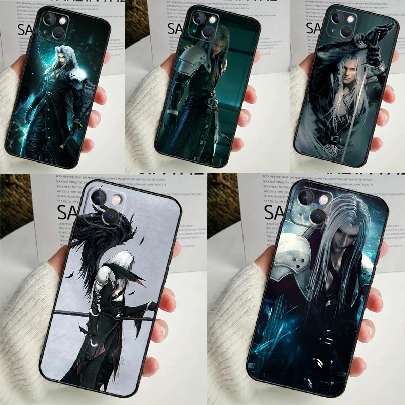 Final Fantasy Sephiroth Case For iPhone 14 13 12 11 16 15 Pro Max Mini Cover X XR XS 8 7 14 16 15 Plus Accessories