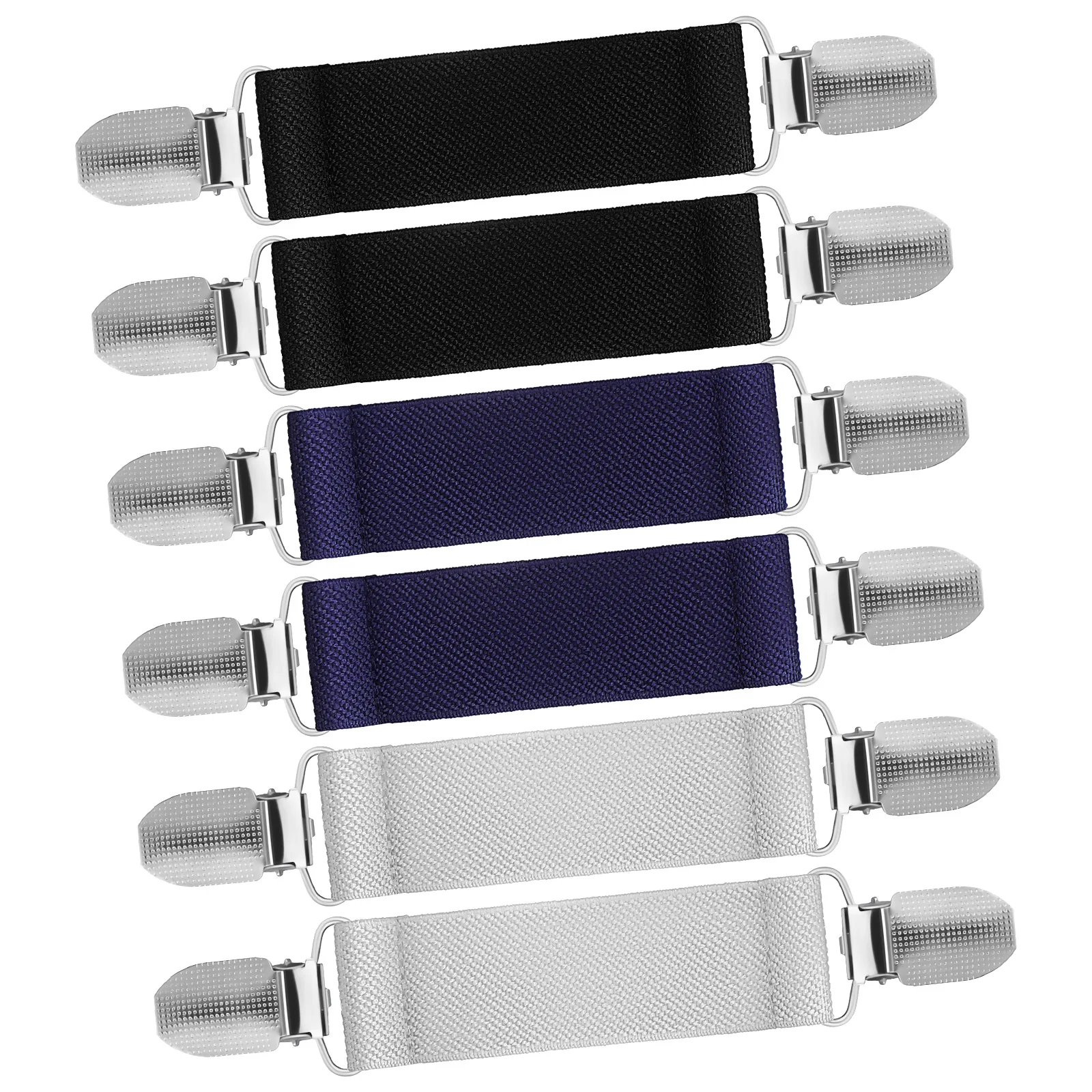 

6 pcs Dress Cinch Clips Back Waist Clip for Women Clothing Shirt Sweater Cardigan Polyester Stylish Adjustable Garment Fastener