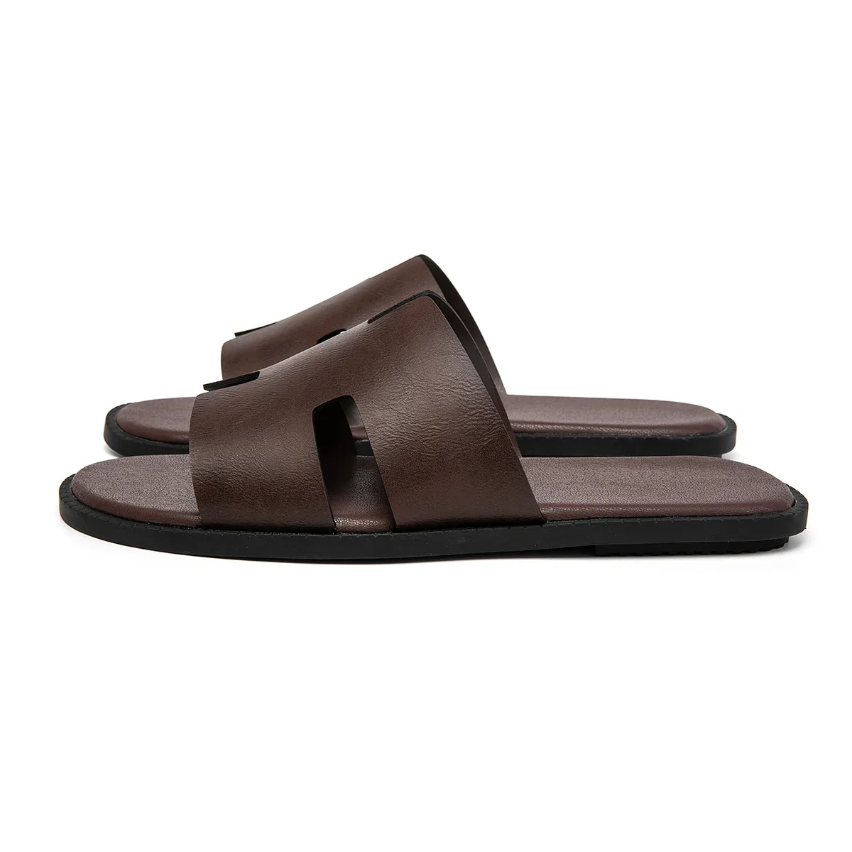 Neue Herren-Alltagsschuhe, Badezimmer- und Outdoor-Freizeitsandalen, rutschfest und verschleißfest, leichte, coole Herren-Slipper. – Detail 14