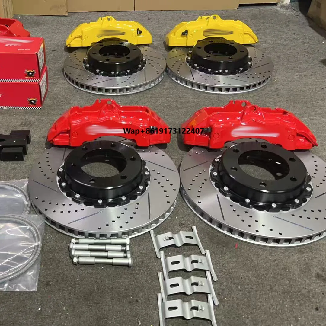 

New Modification Brake Disc Calipers set 6-piston front 4-piston Rear For Brembo Forged aluminum alloy Calipers for