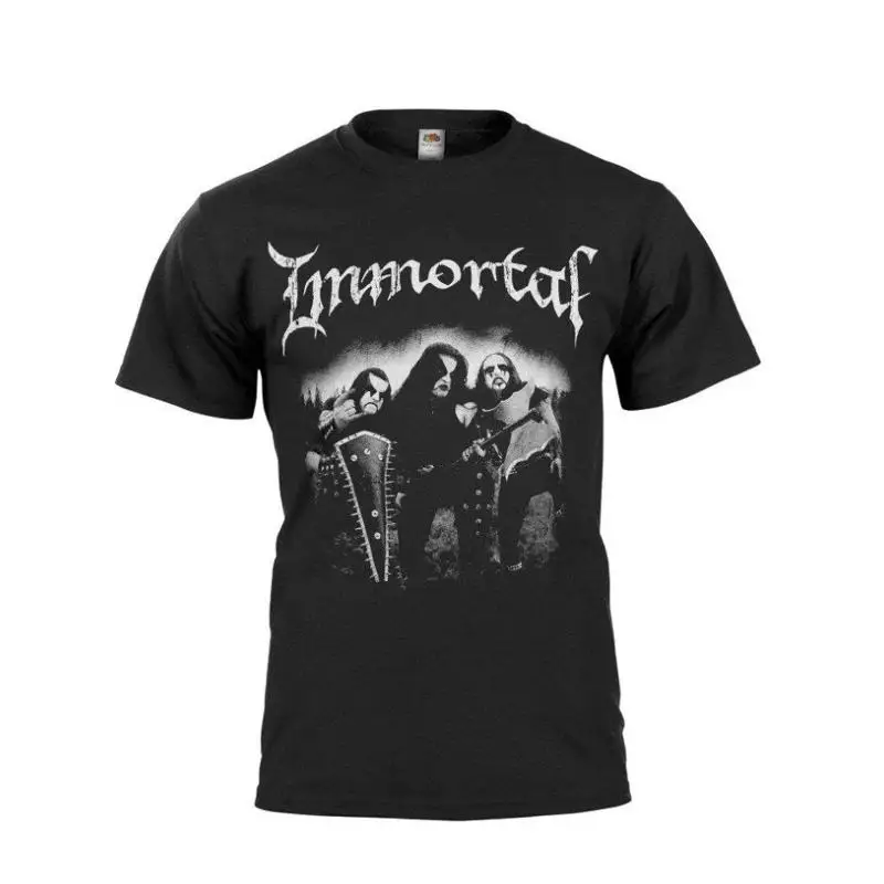 

Immortal band T shirt Retro Black