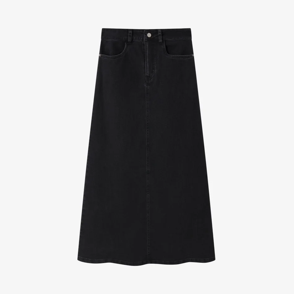 AS SS26 stretch denim skirt fashion lady wear elastic fabric ( waist expands about 2-3cm) 5 AS SS26 stretch denim skirt fashion lady wear elastic fabric ( waist expands about 2-3cm) 5
