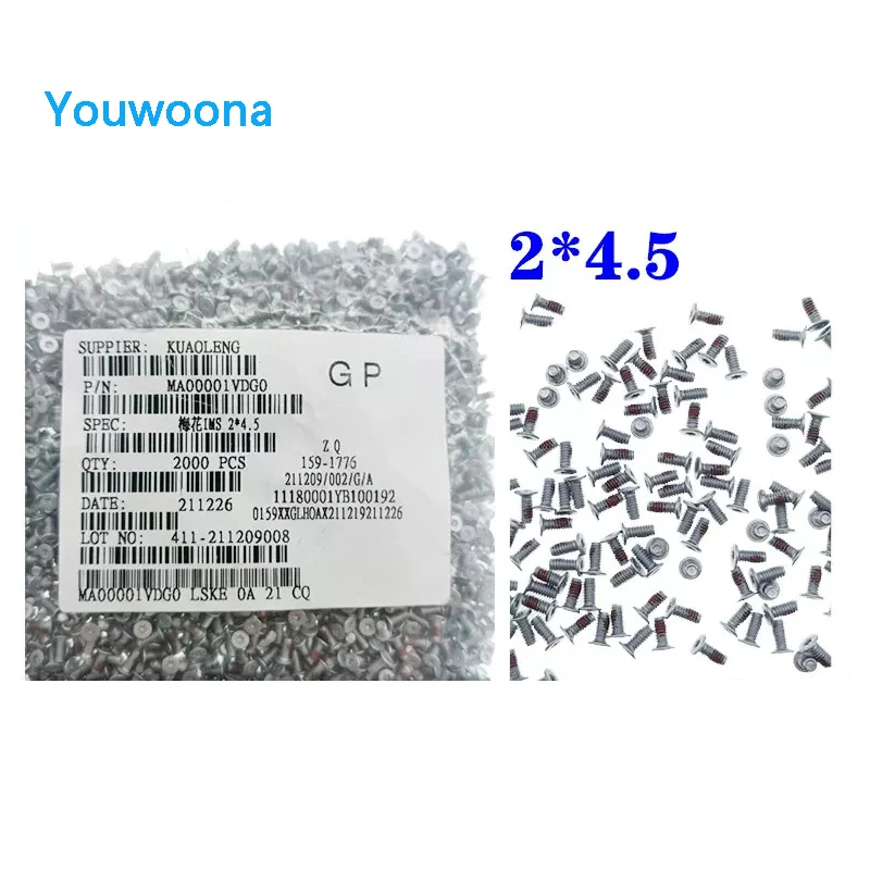 

NEW ORIGINAL Laptop Bottom Cover Case Screw for DELL XPS 13 7390 9310 9315 2 in 1