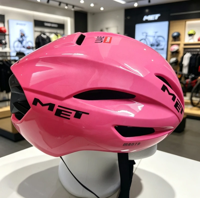 Italian MET Ultra-Light Road MTB Aero Helmet, Unisex Cycling Safety Cap for Men Women