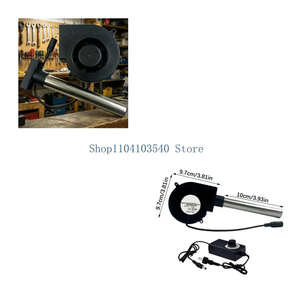 02dc-bbq-97mmx33mm-送風ファン、炭火グリルや屋外調理用の高気流