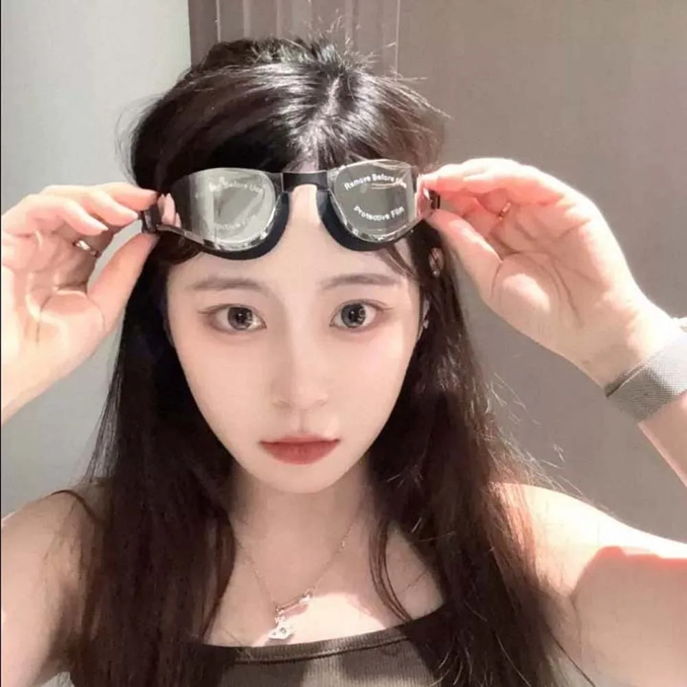 مقاوم للماء نظارات السباحة انفصال Nosepiece بولي إطار كبير إطار كبير المضادة للأشعة فوق البنفسجية نظارات السباحة الكهربائي سيليكون مكافحة الضباب السباحة نظارات