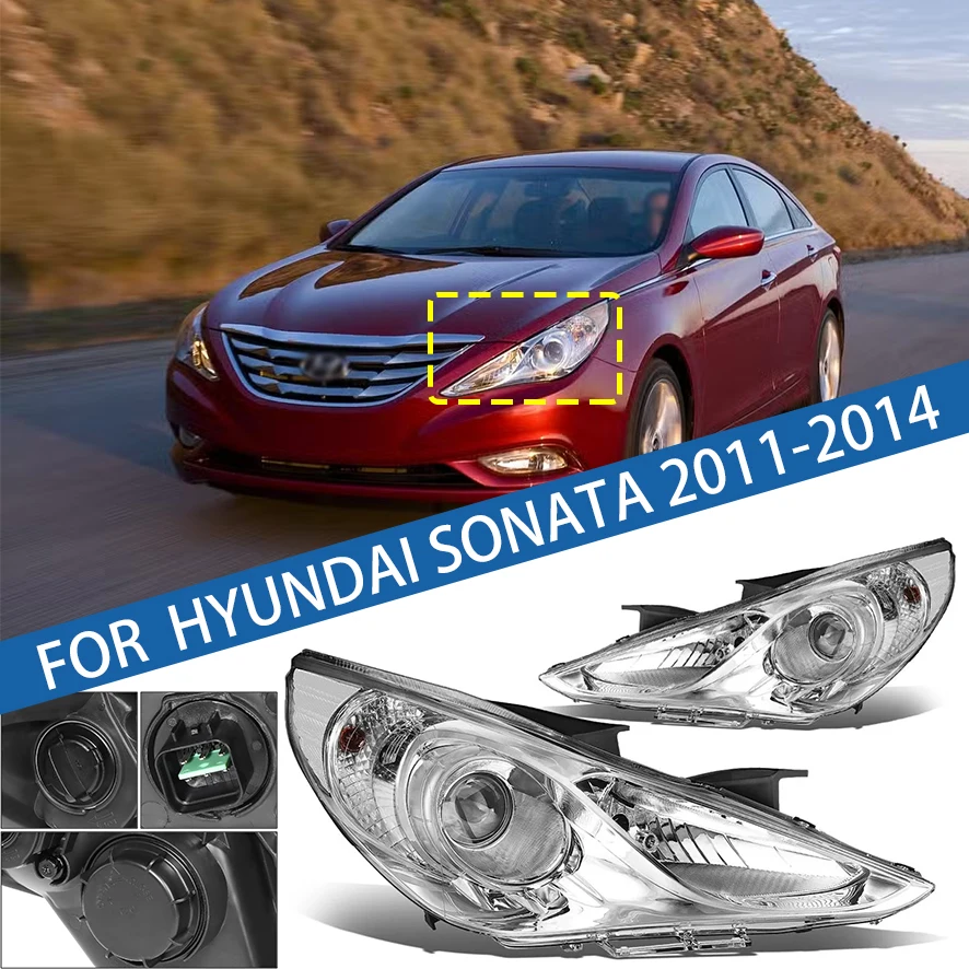 

Для Hyundai Sonata 2011 2012 2013 2014, передний бампер, головной светильник, фара дальнего света, указатель поворота