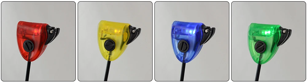HIRISI B2002 LED Karpfenangel-Swinger-Set – mit Aufbewahrungskoffer, Karpfenbissalarm-Schwingindikatoren – Detail 2