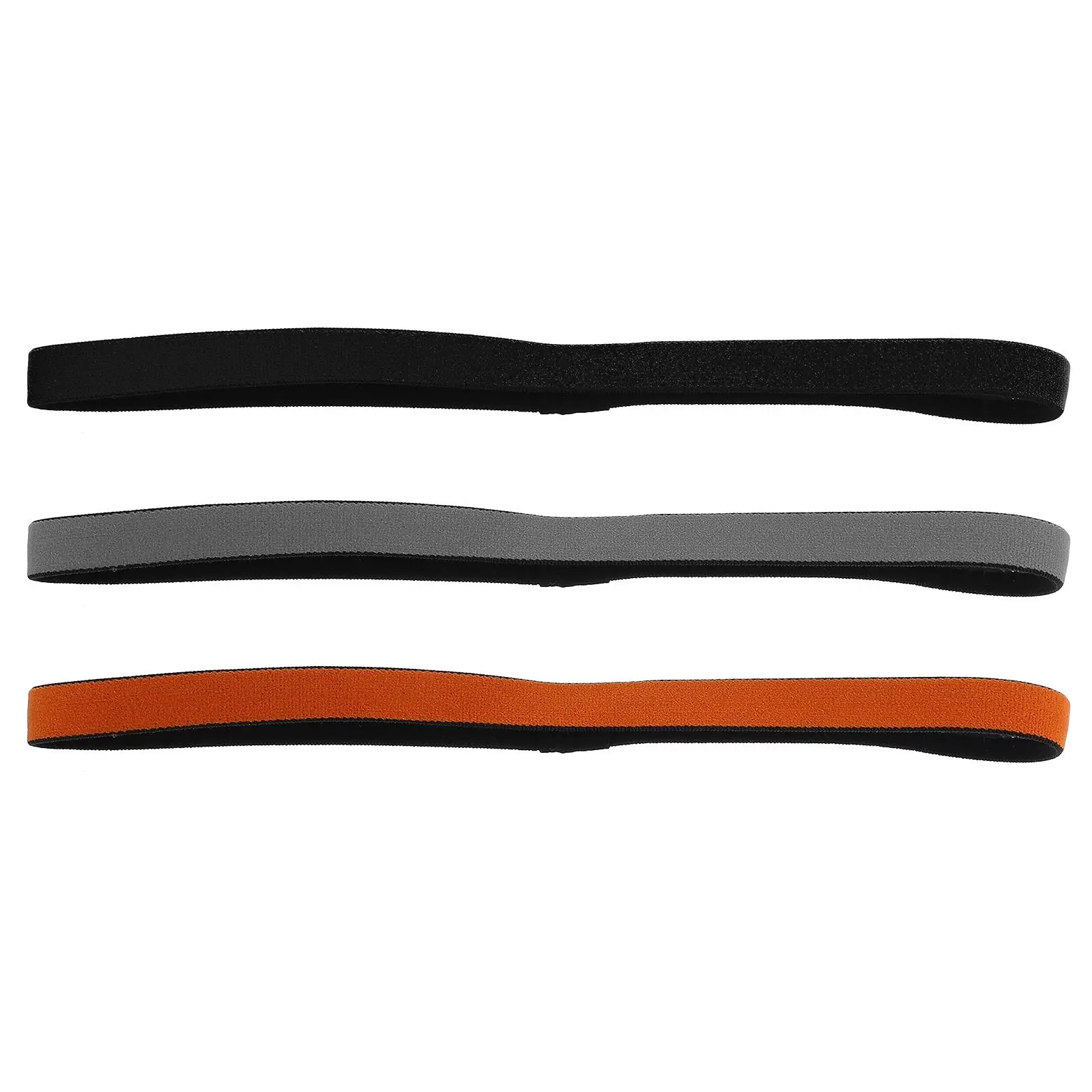 

3 Pcs Anti-slip Silicone Sports Hairband Stretchy Athletic Run Running Headband Men Spiral