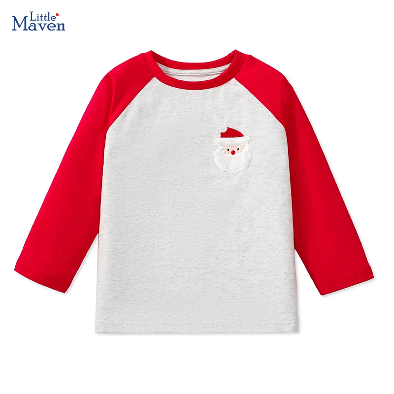 

Футболка детская хлопковая с Санта-Клаусом, в европейском и американском стиле