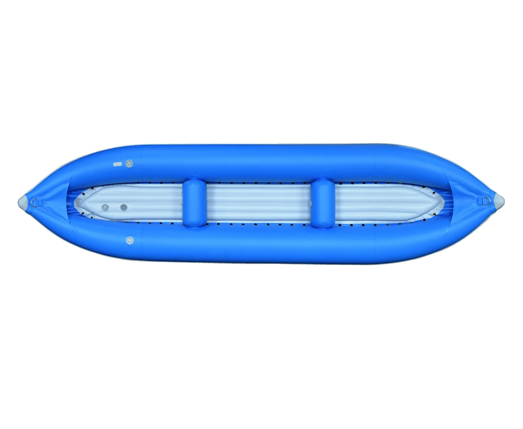 12 Feet Foldable Recreational Whitewater Inflatable Kayak for 2 People PVC Material 250kg Capacitypromote sales
