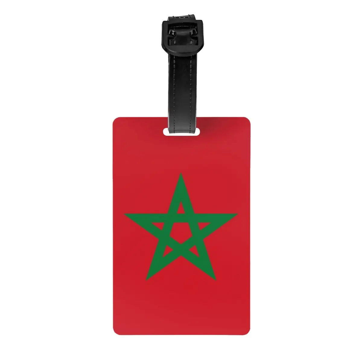 

Custom The Flag Of Morocco Luggage Tag Privacy Protection Baggage Tags Travel Bag Labels Suitcase