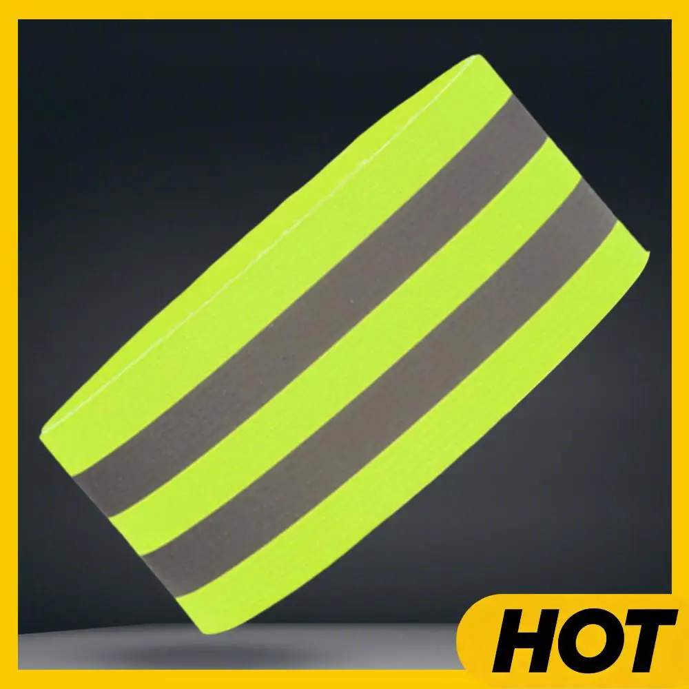 Bandas Reflectantes Ajustables para Brazos, Muñecas, Tobillos y Piernas, Cintas Reflectantes de Alta Visibilidad para Caminar, Ciclismo y Correr de Noche