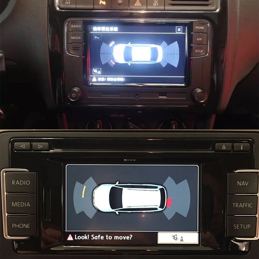 ل Volkswagen VW Nivus Taigo T-Cross Tacqua Virtus Lavida XR Taigun T Cross Radar سهل التركيب OEM مناسب نظام استشعار وقوف السيارات #2