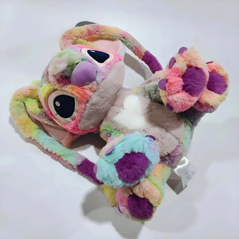 Lilo & Stitch Angelo 624 Peluche 30 cm Arcobaleno Farcito Bambola Disney Stitch Peluche Ragazza Regalo Da Collezione Peluche Figura