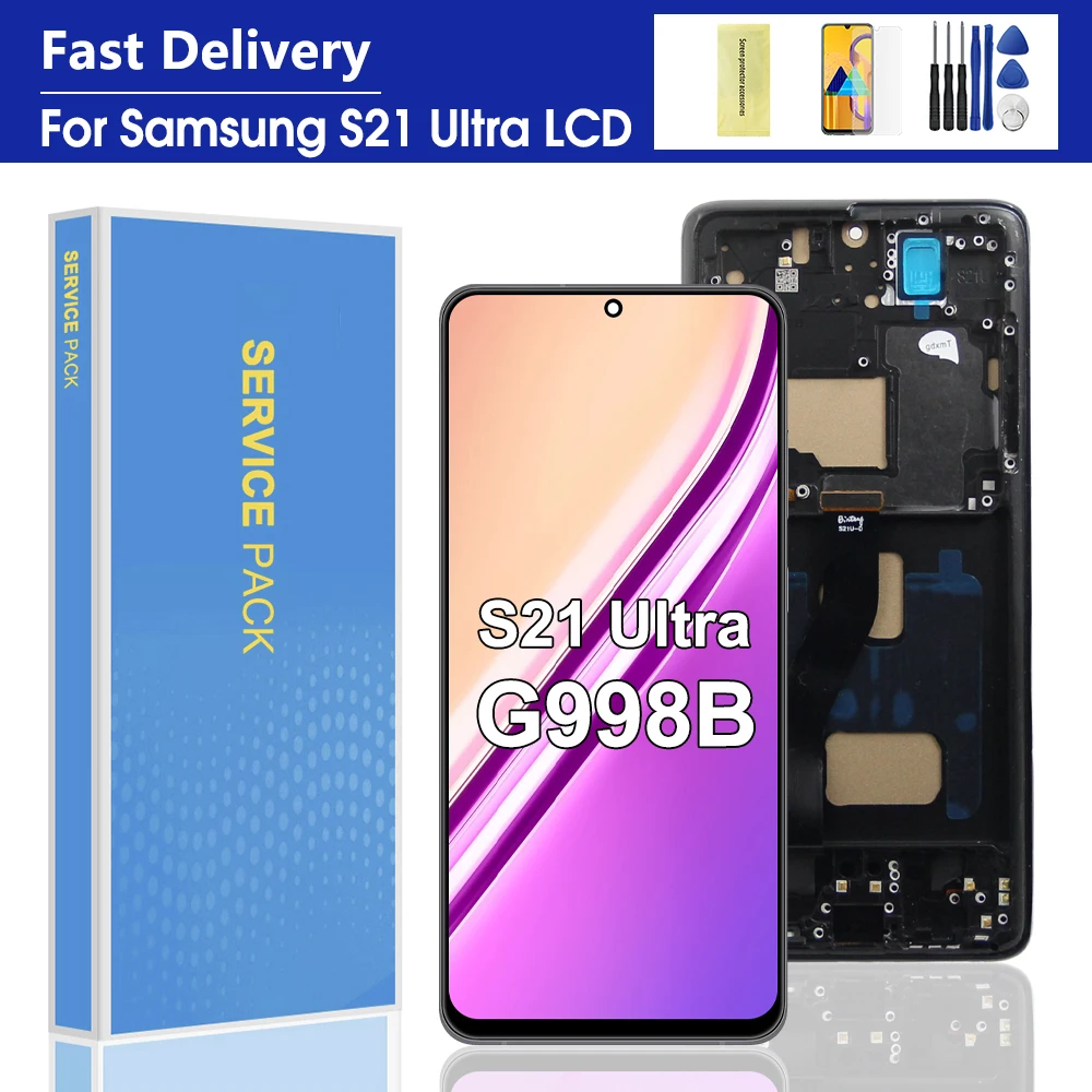 samsung-s21-ultra-g998b-sm-g998b-テスト済み-lcd-ディスプレイ-デジタル-タッチ-スクリーン-フレーム交換用-s21-ultra-と互換性あり