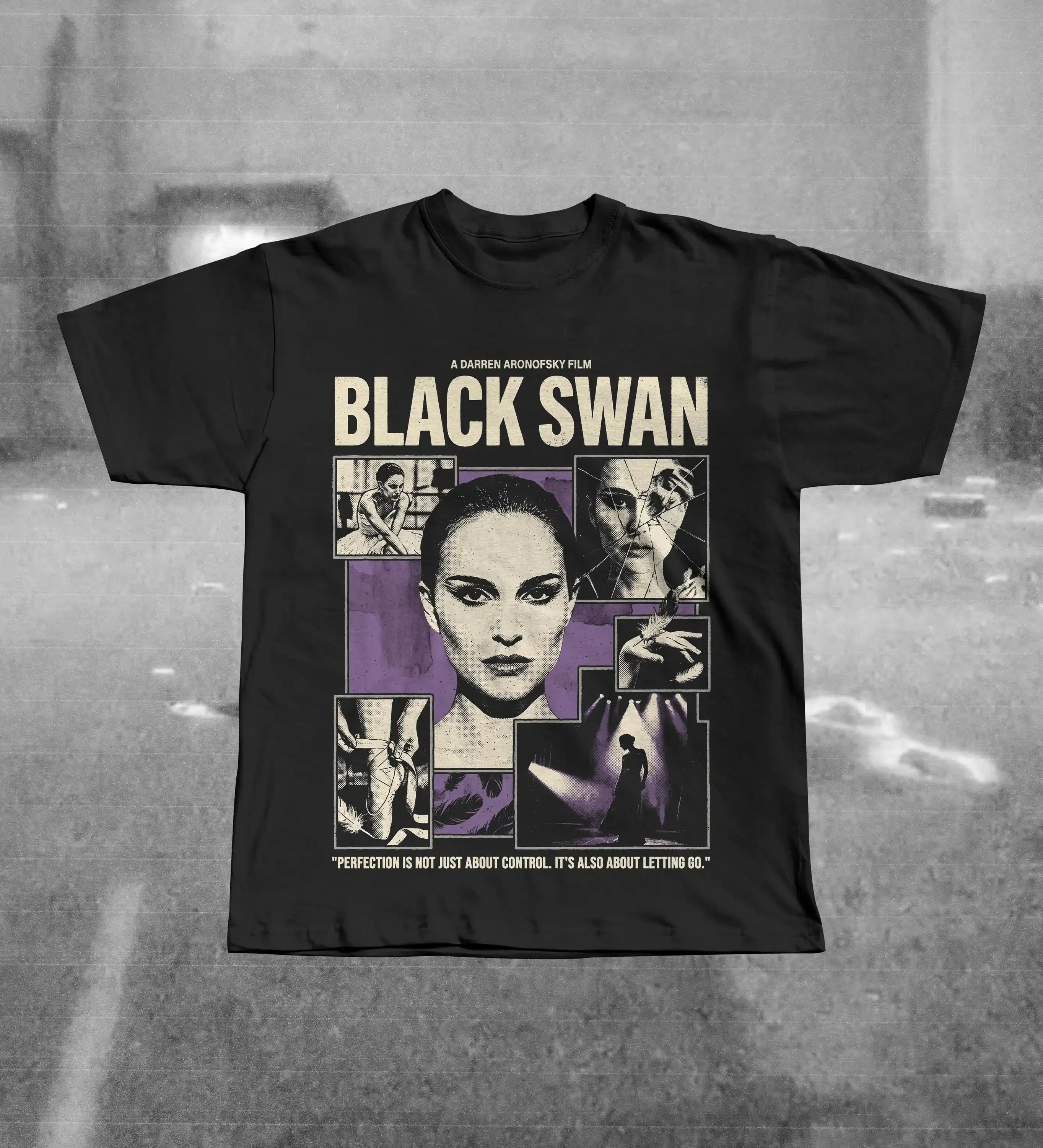 Camiseta gráfica del film Black Swan 2010, camiseta de la película de terror Ballet de Nina Sayers