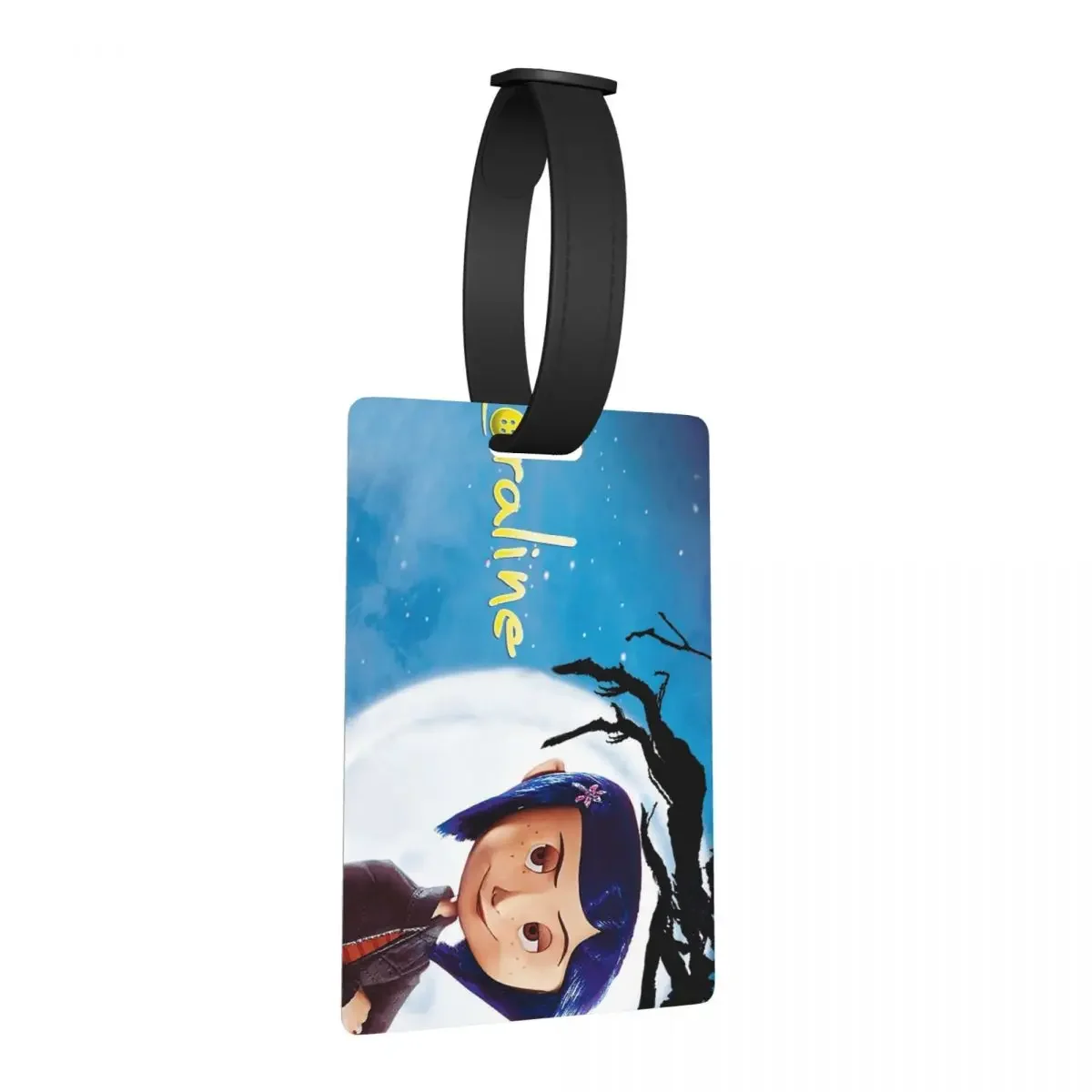

Coralines Halloween Cartoon Anime Luggage Tags Suitcase Accessorie Travel Cute Baggage Boarding Tag Label Holder ID Name Address