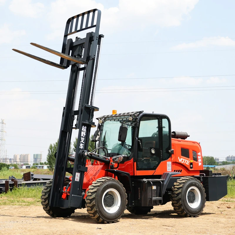 China Manufacturer 4x4 All Terrain Forklift Off-Road Forklift Truck Forklift All Terrain Mini