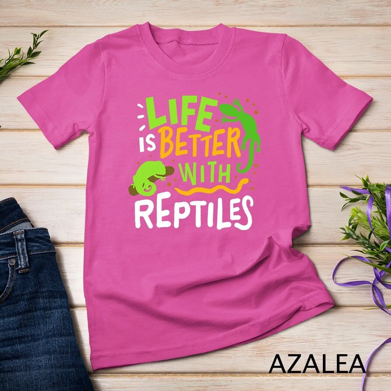 Chameleon Lizard Iguana Reptiles Terrarium Gift Unisex T-shirt