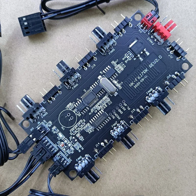 뛰어난 RGB AURA ARGB 케이블 분배기 허브 케이스 온도 제어 컨트롤러 연장 케이블 어댑터 LED 스트립 라이트