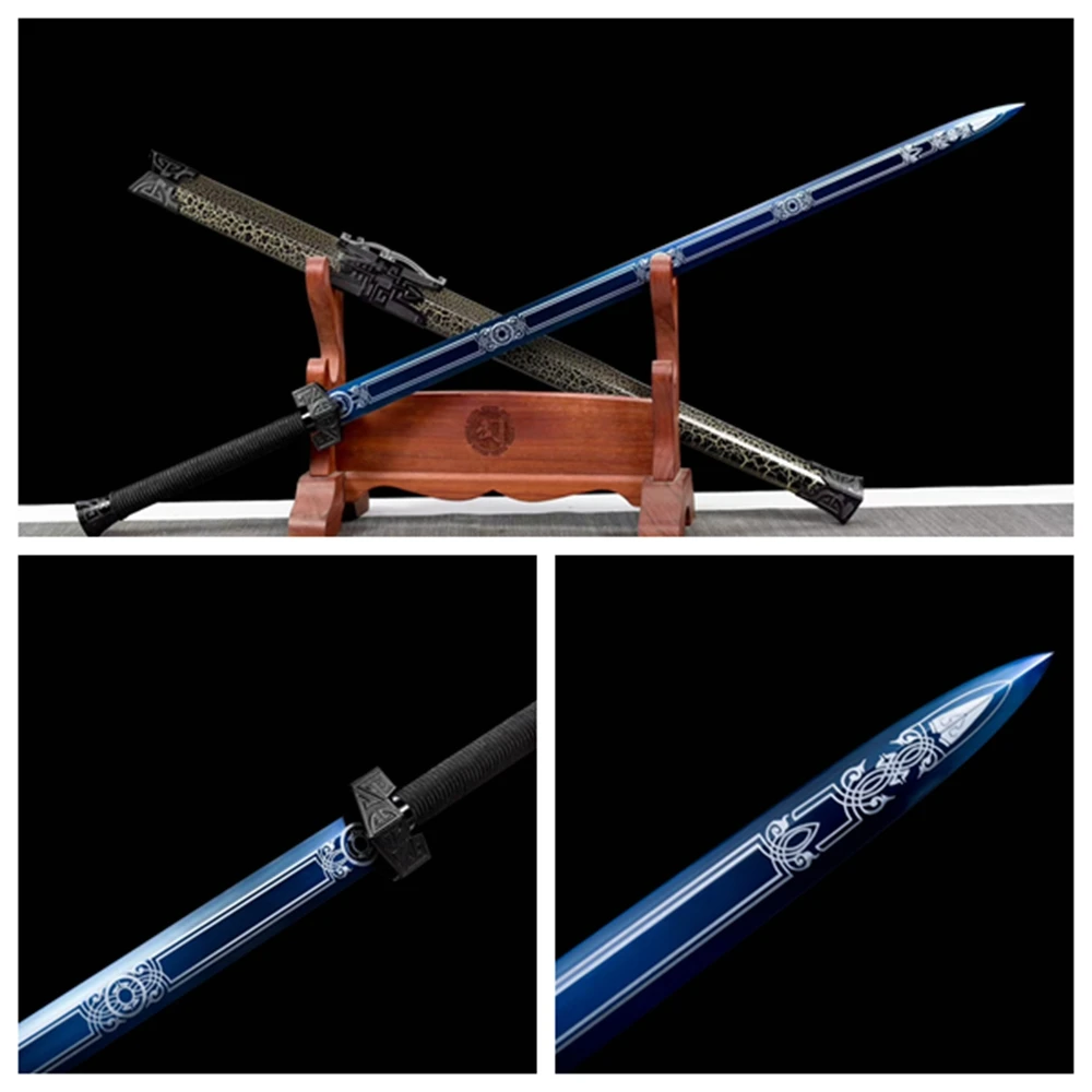 

Ancient Style Chinese Sword Fitness Equipment Han Dynasty Sword Blade Manganese Steel Edged