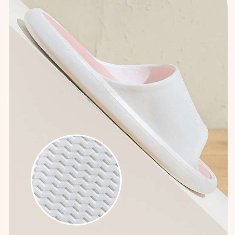 Women Man Slippers Indoor Home Slippers Thick Platform Shoes Non-slip Bath Sandals Comfortable New Fashion Soft Flip Flops