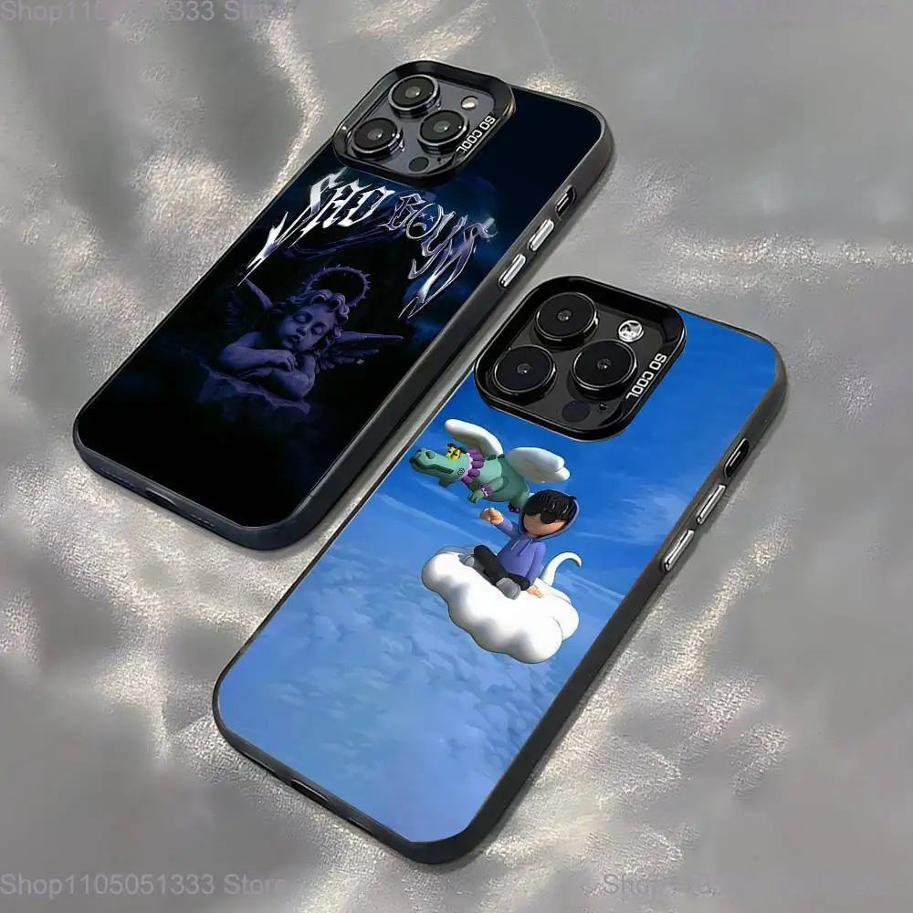 

J-Junior H $AD BOYZ 4 LIFE Phone Case For iPhone 16,15,14,13,12,11,Pro,XS,Max,Plus,Mini,SE Black Candy Matte Shockproof Cover