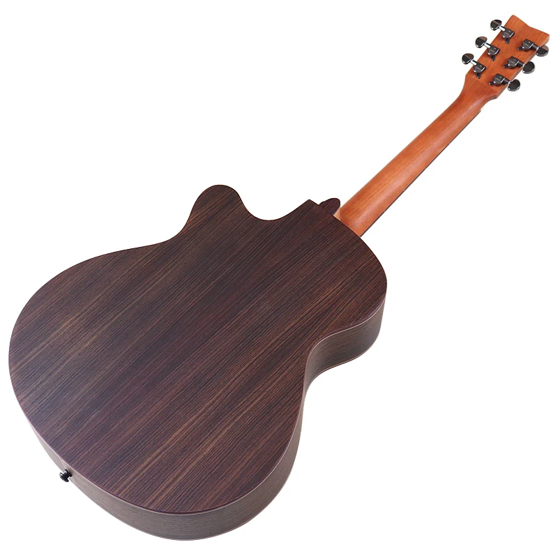 Solid Red Cedar 40 Inch Acoustic Guitar 6 String Matte Finish Natural Color Folk Guitar Fast Deliver