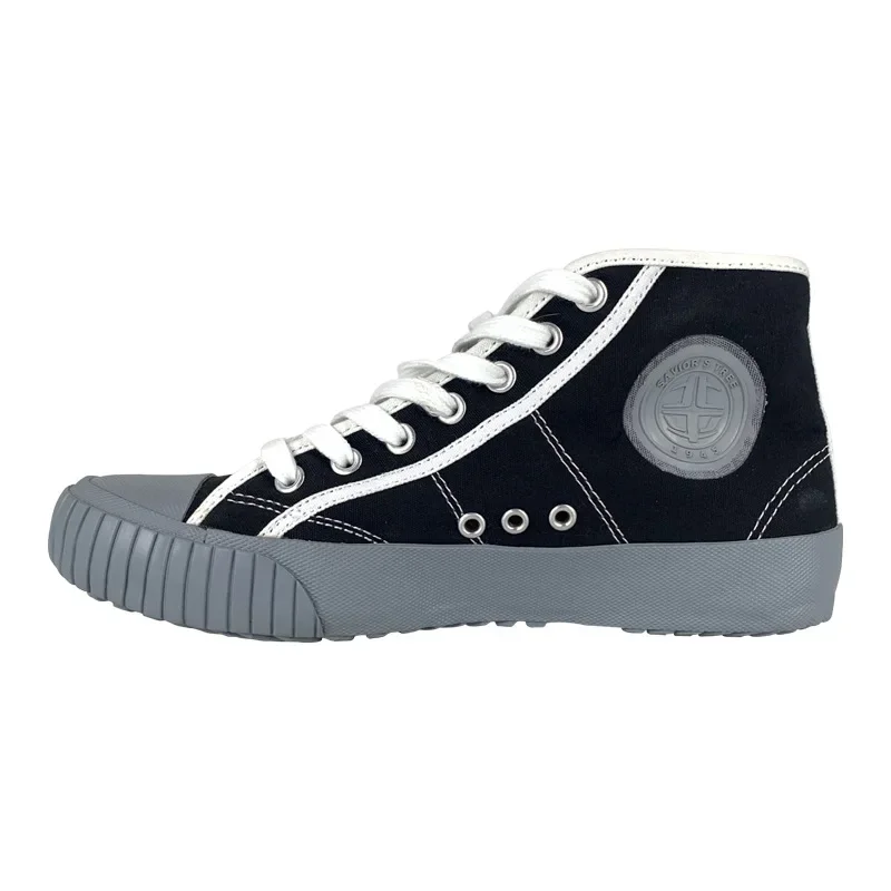 China-Chic canvas shoes, high top vulcanized shoes, retro , sports casual men\'s high-end lovers\' shoes