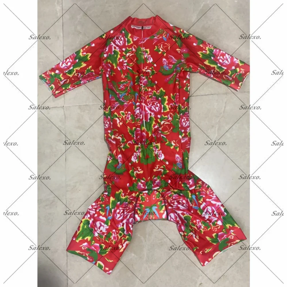 

LASER CUT 2025 Northeast Flower TEAM MEN'S Cycling Jersey Short Sleeve Bodysuit Skinsuit Clothing MTB Maillot Ropa Ciclismo